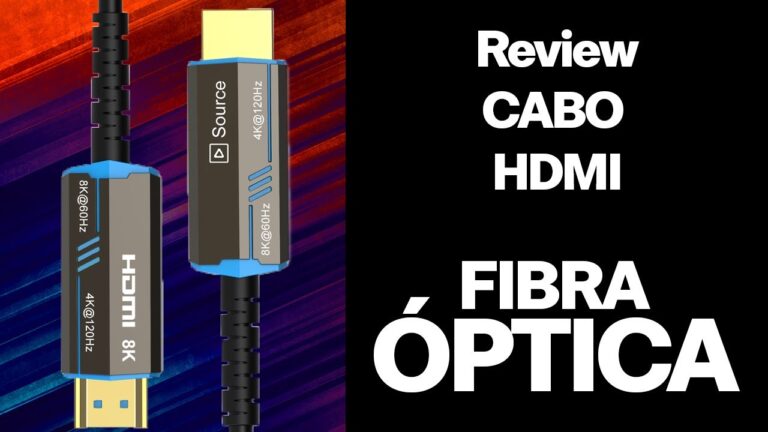 Cabo HDMI com fibra óptica